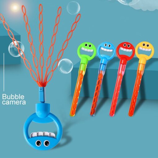 Multi-purpose Outdoor Holding Bubble Stick Machine Toy