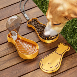 Portable Dog Outing Outdoor Water Kettle Cup Feeder