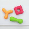 Interactive Pet Latex Barbed Bone Sound Tooth Cleaning Toy
