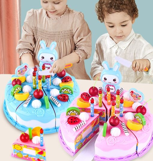 Children's Pretend Play Simulation Birthday Cake Toy