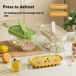 Portable Large Capacity Press Type Ice Cube Mold Maker