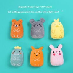 Cute Shape Plush Sound Self-Hi Tooth Cleaning Molar Toy