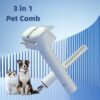 3in1 Pets Hair Unknotting Grooming Brush Comb
