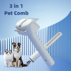 3in1 Pets Hair Unknotting Grooming Brush Comb