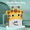 Montessori Giraffe Shaped Colored Felt Learning Board Toy