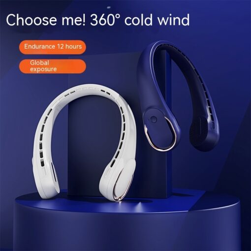 Portable USB Charging Hanging Neck Sports Outdoor Fan