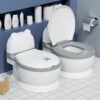 Comfortable Ergonomic Backrest Children's Toilet Seat