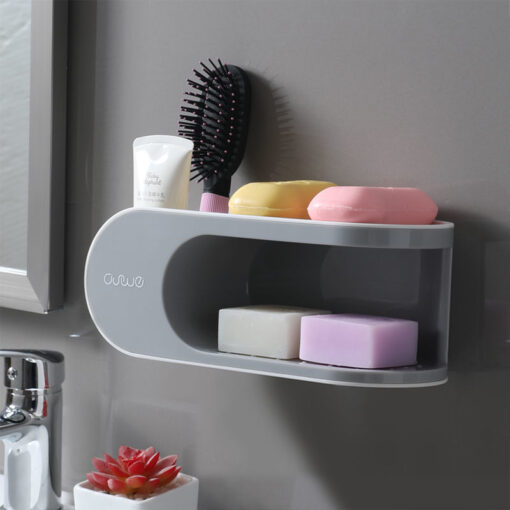 Creative Wall-mounted Double-layer Soap Drain Holder