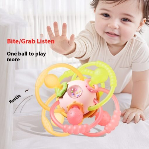 Creative Hand Ball Silicone Biteable Teething Ball Toy