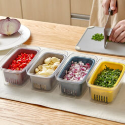 Multi-function Kitchen Drainable Storage Container Box