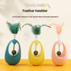 Interactive Catnip Ball Tumbler Cat Teaser Molar Toy