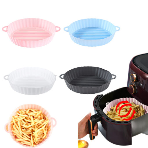 Durable Silicone Kitchen Air Fryer Tray Pad