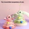 Interactive Detachable Turntable Self-Hi Cat Teaser Stick Toy