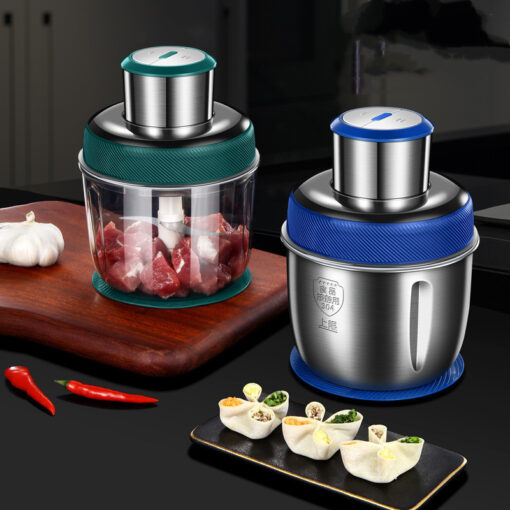Electric Kitchen Meat Grinder Double-speed Food Chopper
