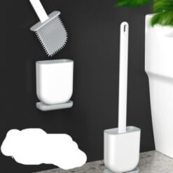 Multifunctional Silicone Quick Drying Toilet Cleaning Brush
