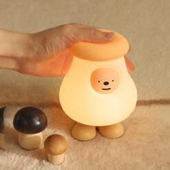Cute Creative Silicone Rechargeable Bedside Night Light