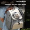 Breathable Space Capsule transparent Pet Backpack Carrier