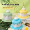Multifunctional Cake Shape Pet Feeding Bowl