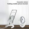 Multifunctional Foldable Phone Holder Mirror Desk Stand