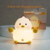 Portable Cheering Duck Touch Control Bedside Sleeping Light