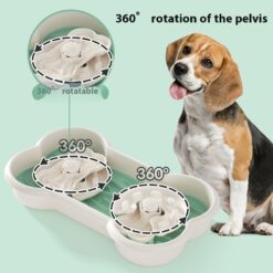 Multipurpose Dog Educational Slow Food Plate Bowl Toy