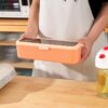 Multi-purpose Transparent Household Separated Seasoning Box