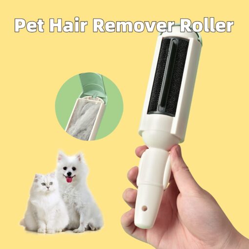 Portable Non-Slip Handle Pet Hair Lint Roller Remover
