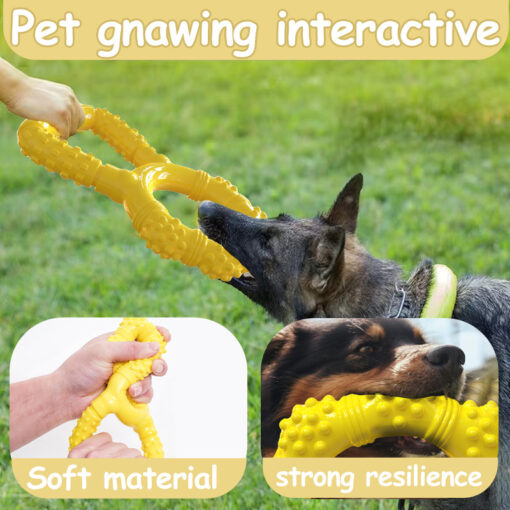 Interactive Teeth Grinding Stick Pet Pull Ring Chew Toy