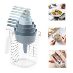 Stackable Kitchen Cooking Baking Measuring Funnel Cup