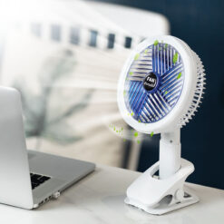 Wall Hanging Small Desktop Rechargeable Electric Clip Fan