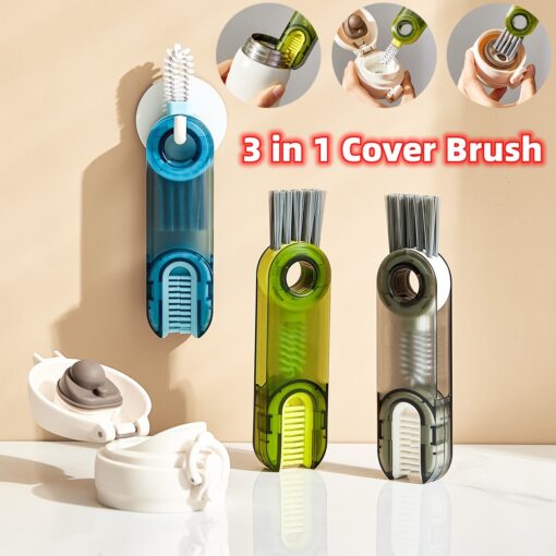 Multi-Functional Kitchen Bottle Cup Straw Cleaning Brush