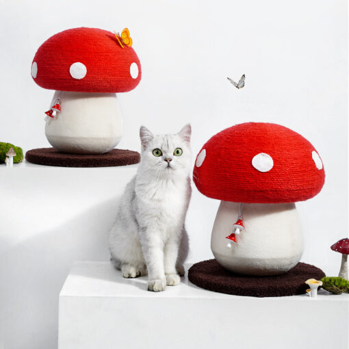 Creative Mushroom Shape Cat Scratching Board Toy