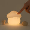 Silicone Mushroom USB Charging Night Light Lamp