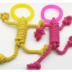Interactive Pet Cotton Rope Chew Teething Toy