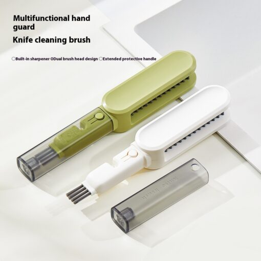 Multifunctional Kitchen Hand Guard Cutter Cleaning Brush