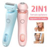 2 In 1 USB Rechargeable Hair Removal Trimmer Shaver
