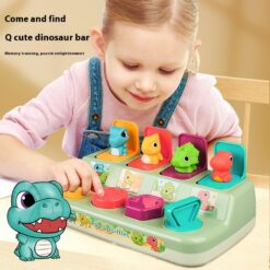 Children's Peekaboo Early Educational Finger Puzzle Dinosaur Toy