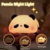 Cute Silicone Animal Panda Rechargeable Night Lights Lamp
