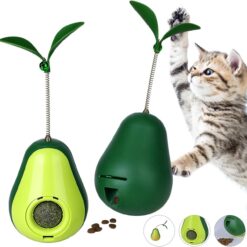 Interactive Catnip Ball Treat Dispensing Tumbler Cat Toy