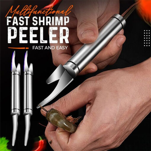 Multifunctional Kitchen Stainless Steel Shrimp Scale Remover