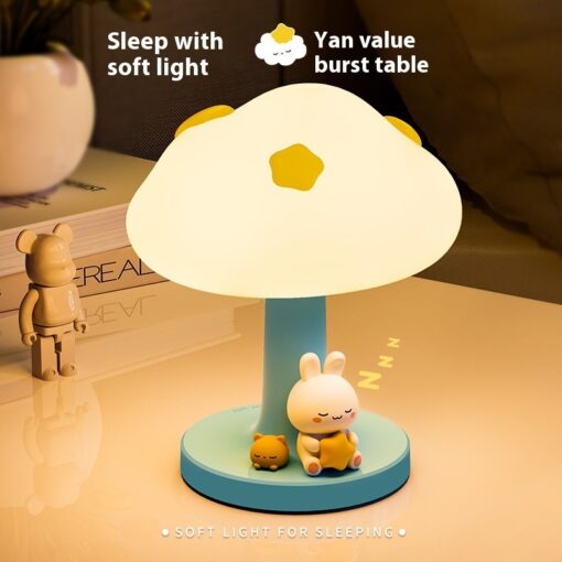 Creative USB Charging Cloud Silicone Night Light Pat Lamp