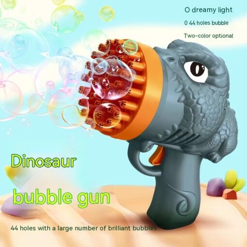 Cute Dinosaur Shape Children's Gatling Rocket Bubble Gun