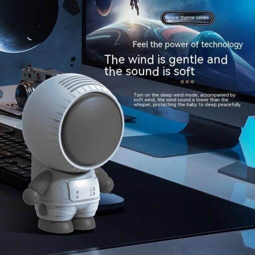 Astronaut Spaceman Halter Mini Handheld Adjustable Fan