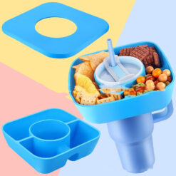 Food Grade Silicone Dustproof Partition Snack Cup Holder