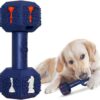 Interactive Dumbbell Chew Food Dental Tough Dog Toy