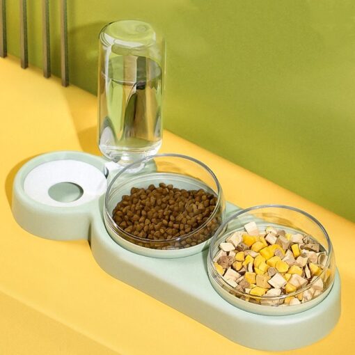 Non-Slip Tilted Pets Automatic Drinking Water Bowl