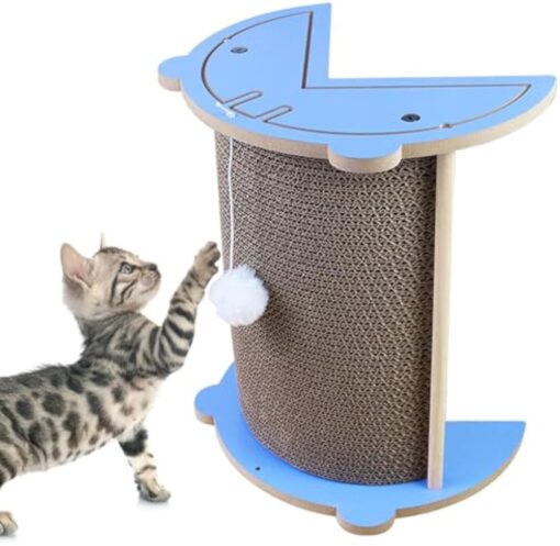 Interactive Cat Vertical Corner Wear Resistant Scratcher Cardboard