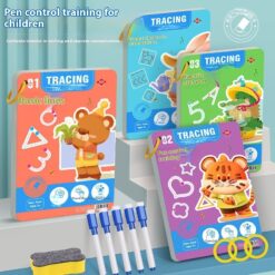 Children's Pen Training Drawing Line Book Preschool Toy