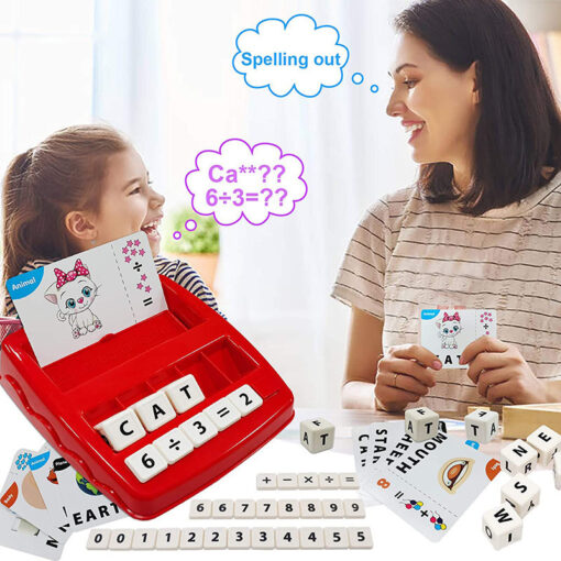English Words Card Alphabet Children Spelling Toy
