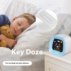 Multi-functional Children's Music Snooze Alarm Luminous Clock